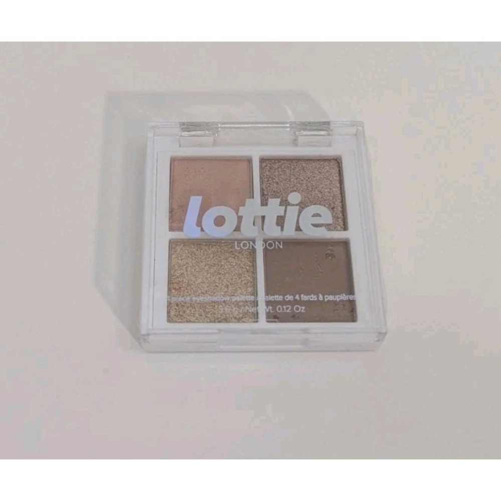 Lottie London  4 Piece Eyeshadow Palette The Rose Golds New Sealed